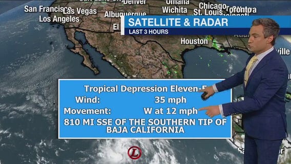 Weather forecast for Monday, Sept. 4