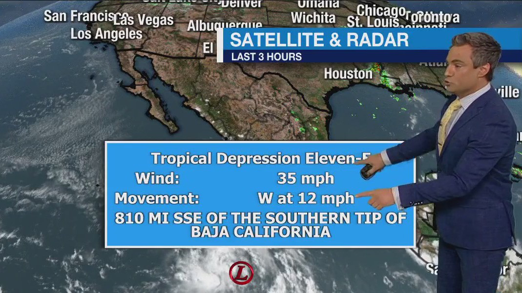 Weather forecast for Monday, Sept. 4