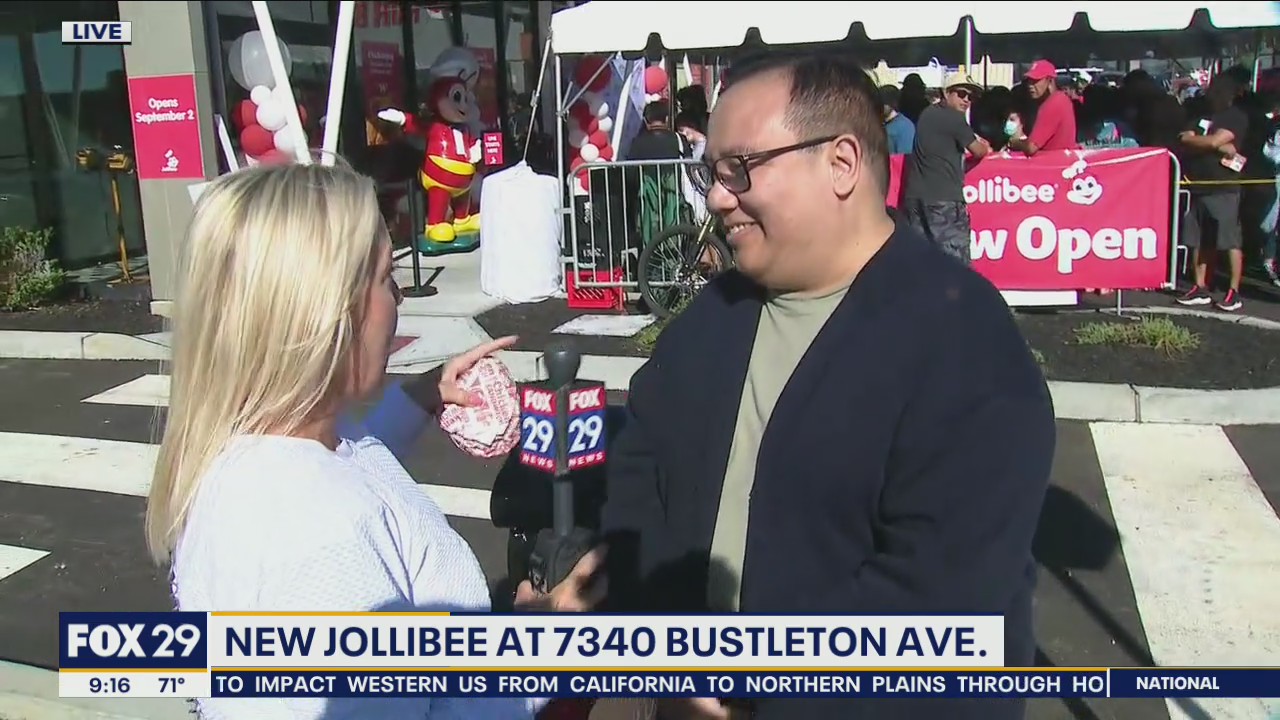Filipino fried chicken chain Jollibee opens in Philadelphia