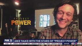 Jake Hamilton talks with stars of 'Project Power'