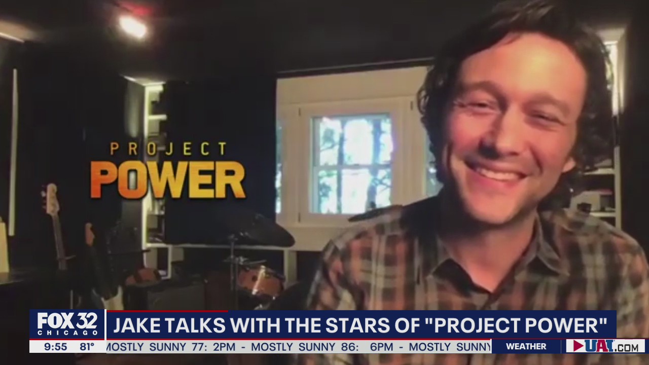 Jake Hamilton talks with stars of 'Project Power'