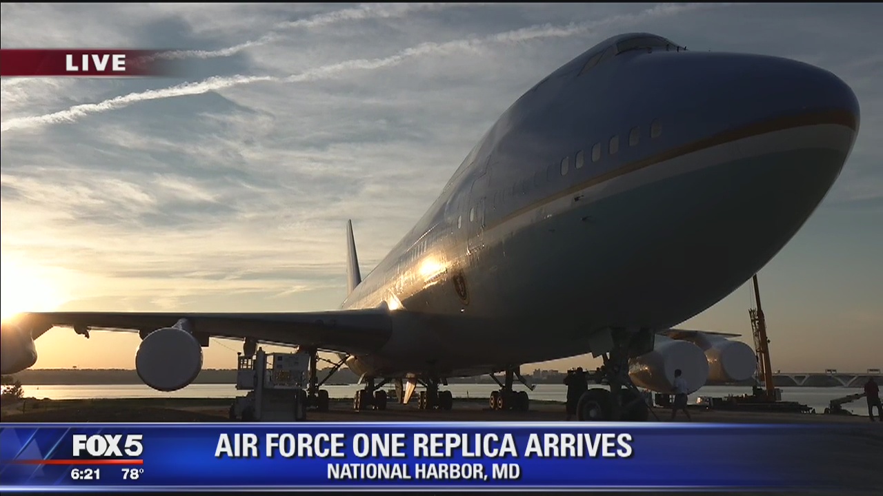 Air Force One replica to go on display at National Harbor