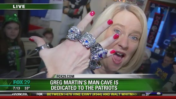 Local man's home dedicated to the Patriots ahead of Super Bowl