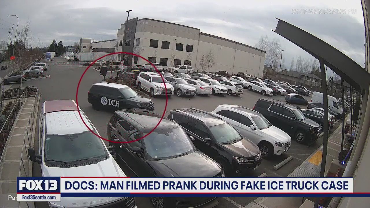Fake 'ICE' vehicle in Fife was allegedly for YouTube video