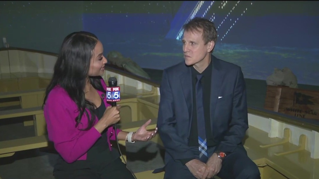 FOX 5 Storm Team visits Titanic Experience