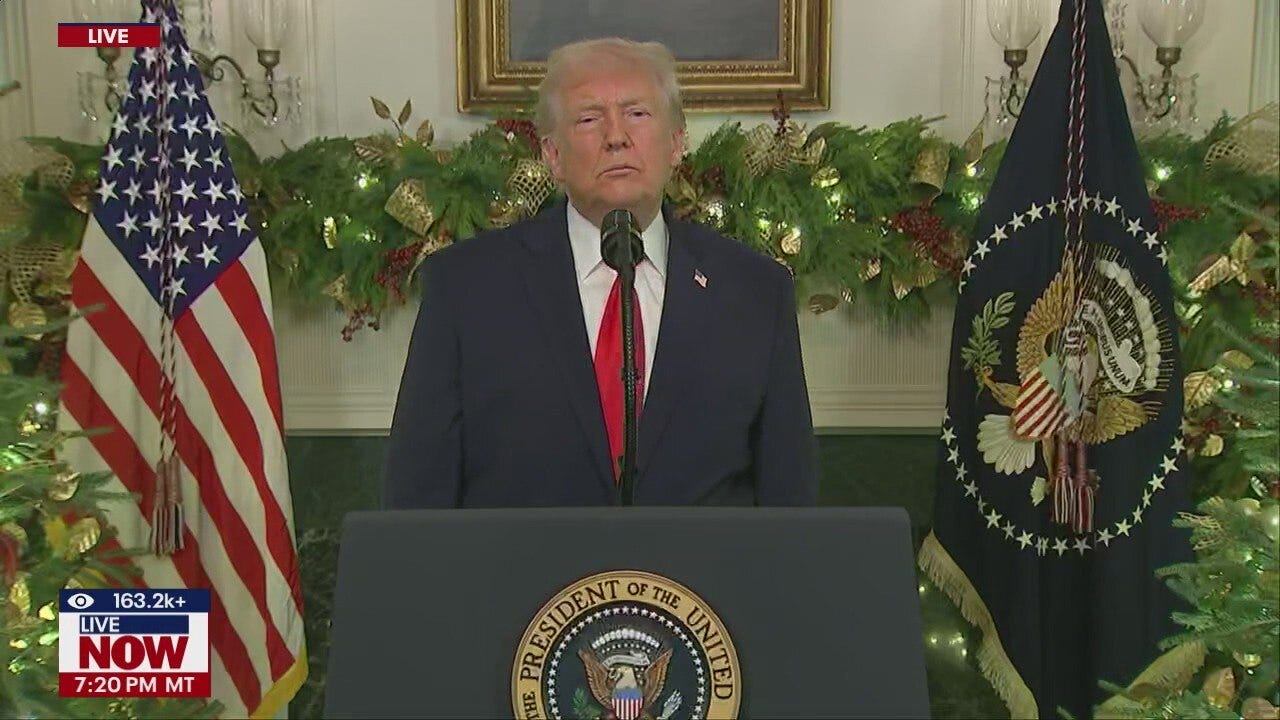 Trump prime-time address: 'We are respected again'