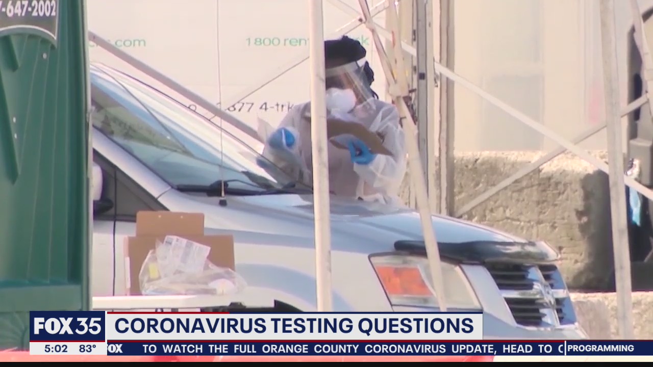 Coronavirus testing questions