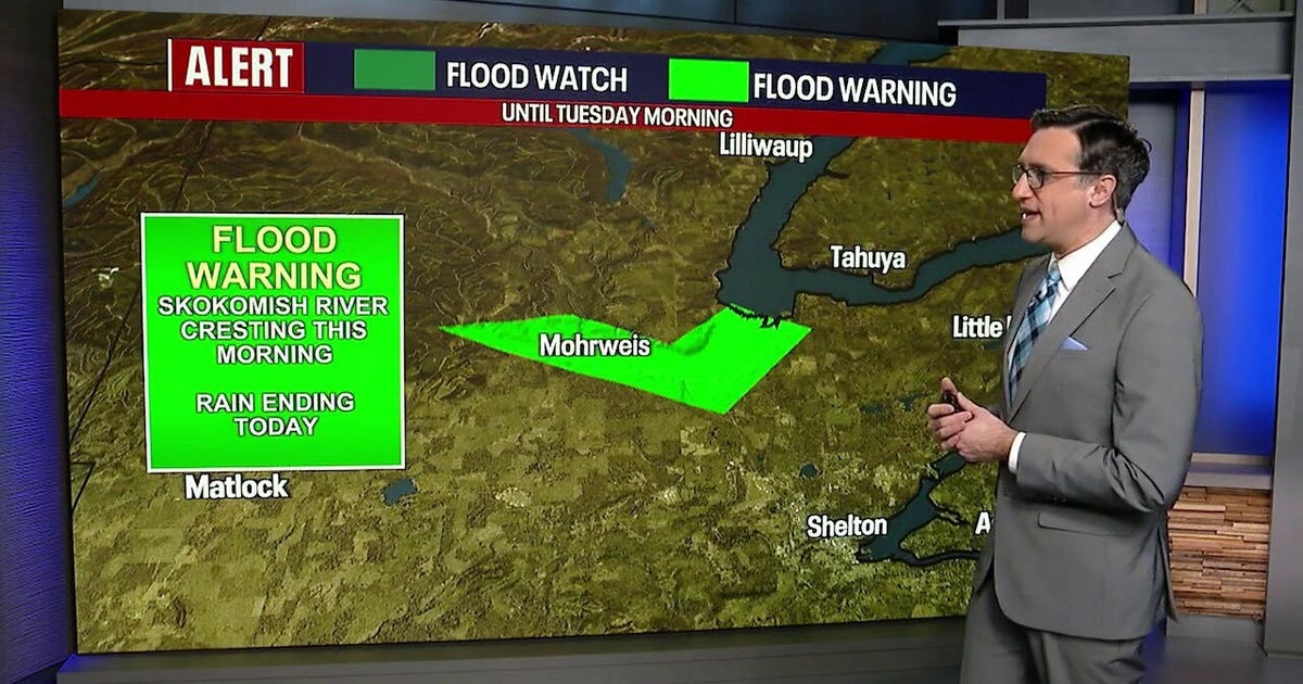 Seattle weather: Rainy start to Monday, showers to taper off in the evening