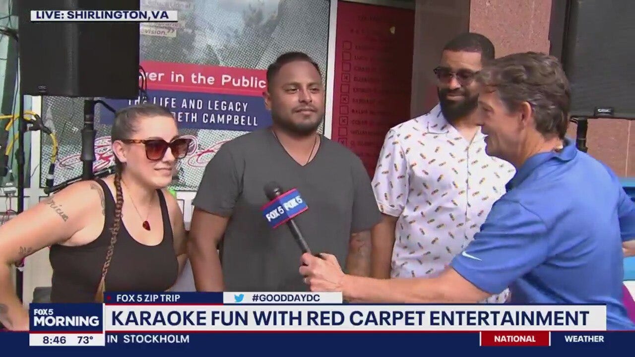 Partying with the DJs in Shirlington