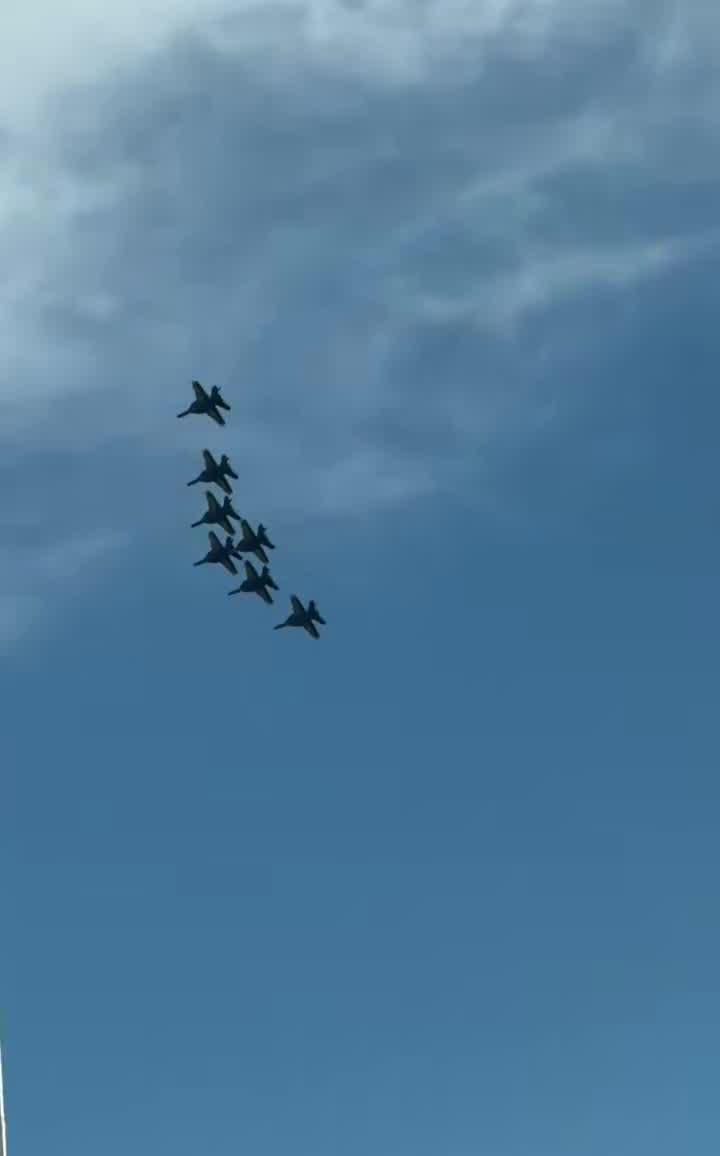 Blue Angels flyover Washington, D.C.