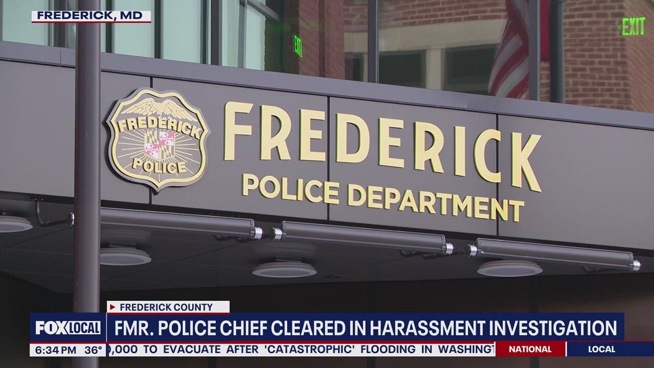 Former police chief cleared in harassment investigation