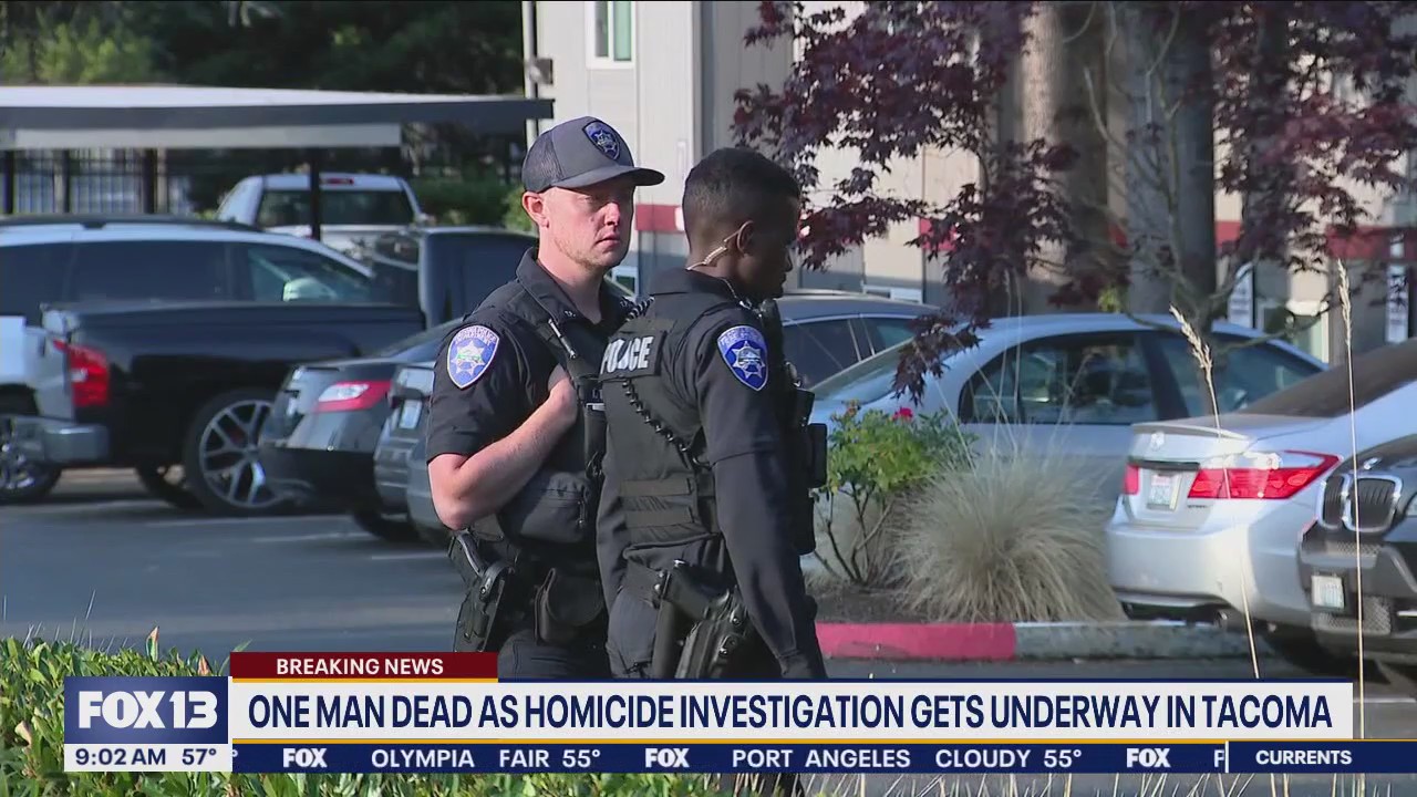 One man dead as homicide investigation gets underway in Tacoma | FOX 13 ...