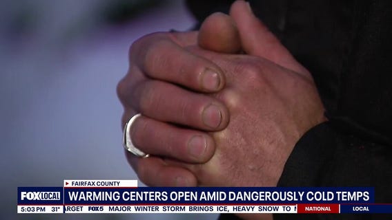 Warming centers open across DMV as dangerously cold temperatures set in