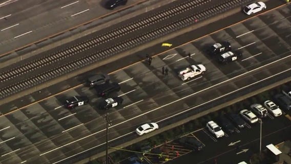 Pedestrian fleeing police fatally struck on Highway 4