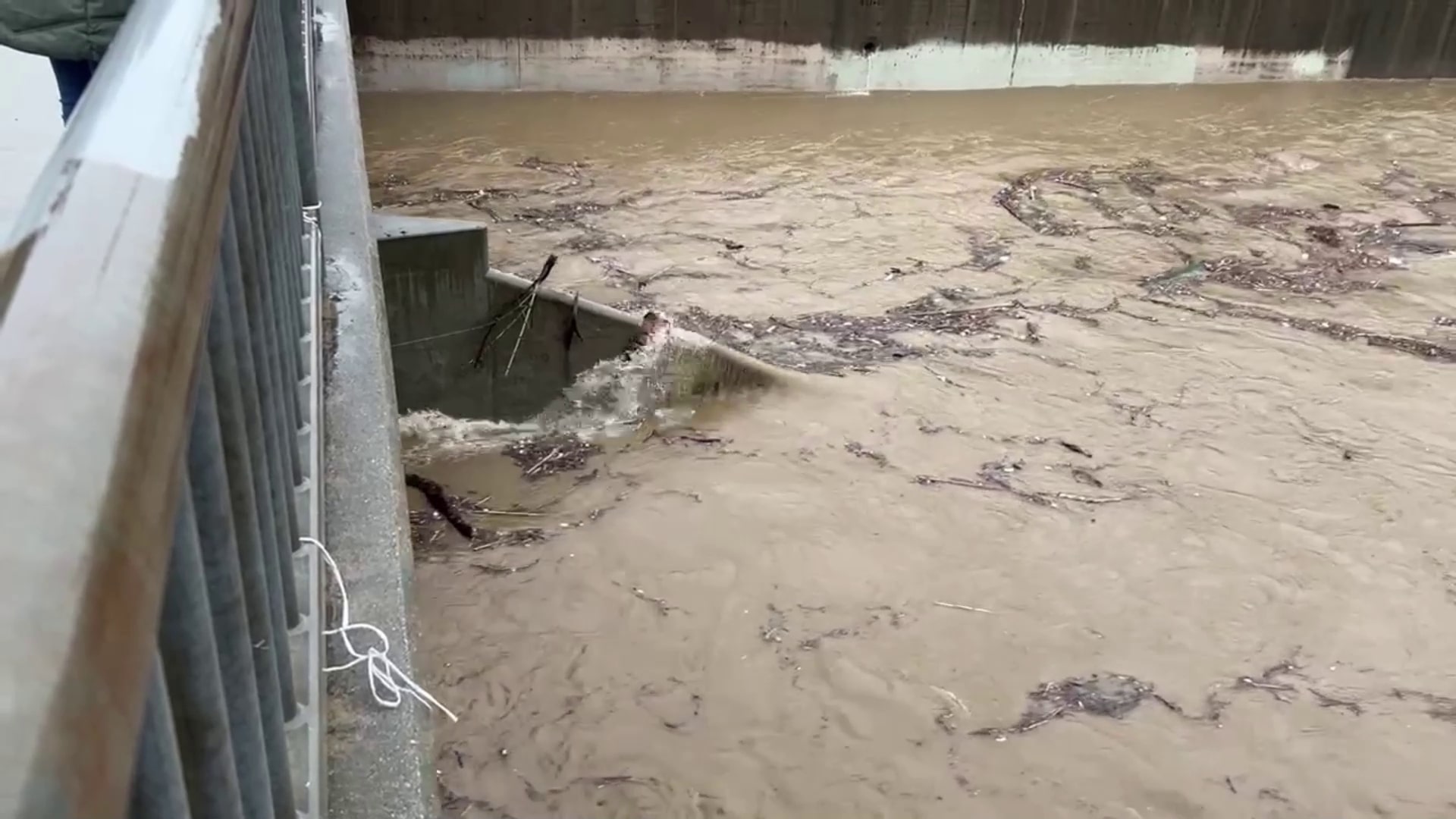 California storms filling banks of LA River