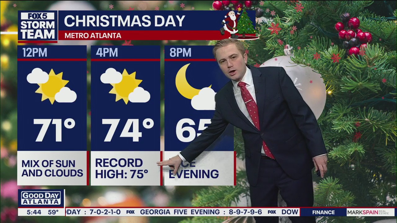 Christmas Eve Morning Forecast