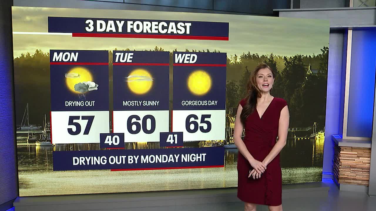 Seattle weather: Cool, few sunbreaks for Monday