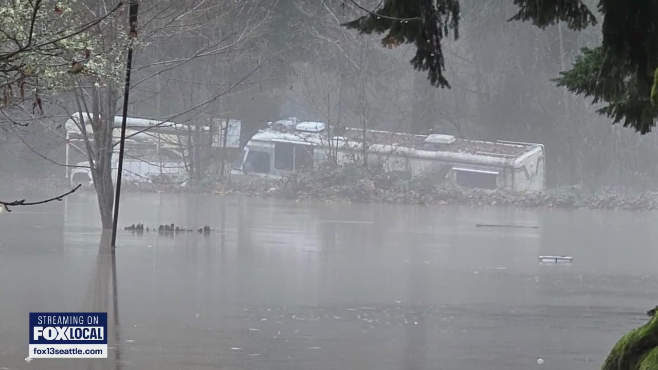 Lewis County firefighter, family lose home in Cowlitz River flood