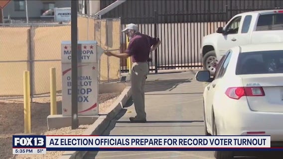 AZ election officials prepare for record voter turnout