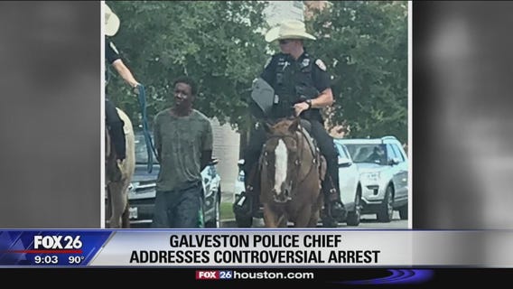 Galveston police chief addresses controversial arrest
