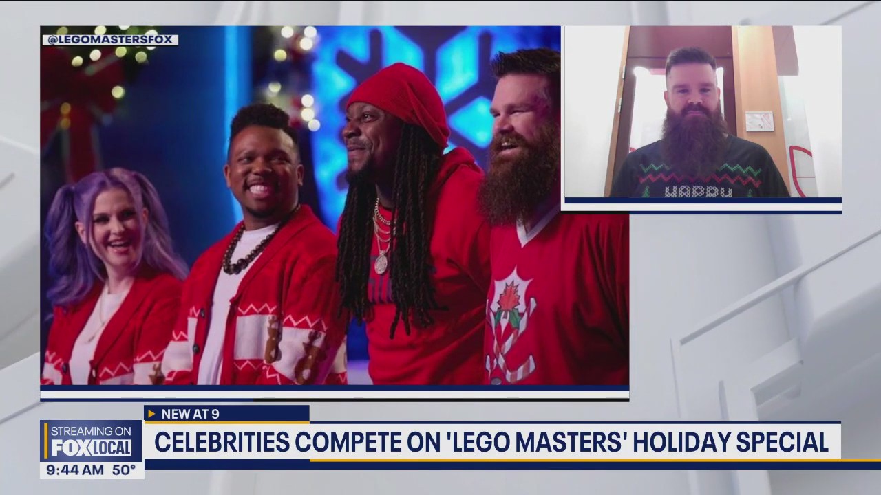 Celebrities compete on 'Lego Masters' Holiday Special