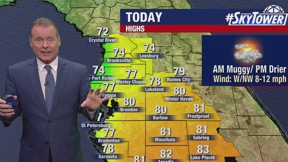 Tampa weather | Friday morning forecast