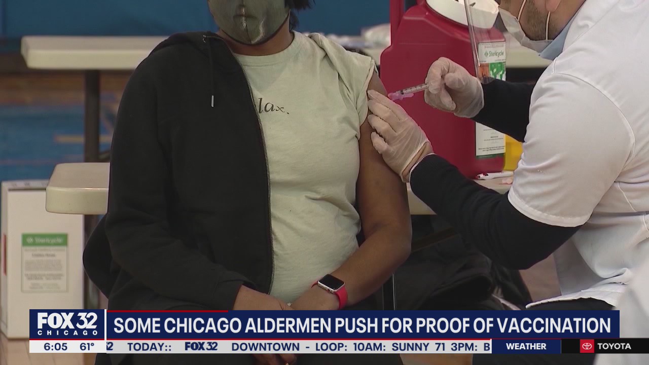 Some alderman push for proof of vaccination