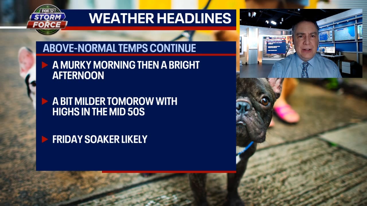 Chicago weather: Murky morning gives way to sunny afternoon