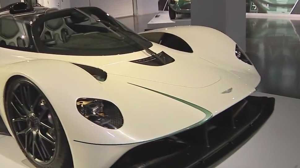 Aston Martin exhibit at Petersen Automotive Museum