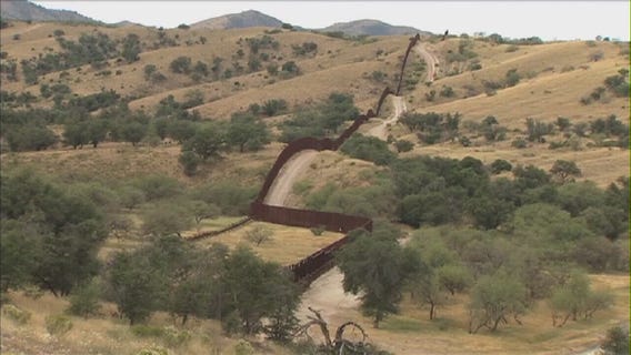First steps in building border wall