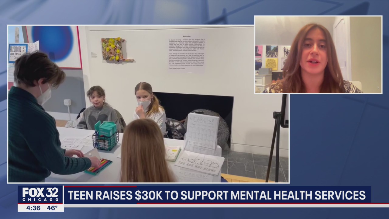 Teen raises $30K to support mental health services