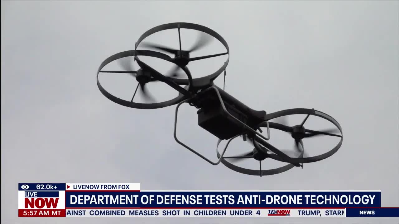 Dept. of Defense tests anti-drone technology
