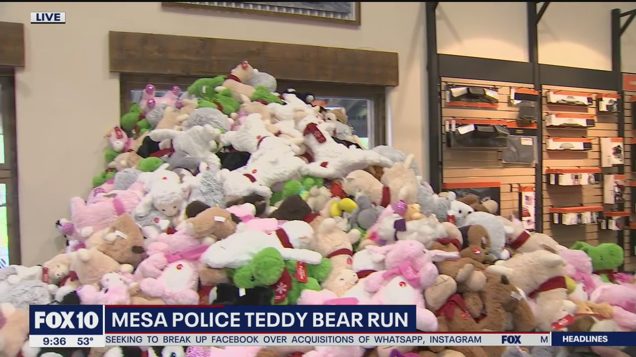 Mesa Police receive big donations of toys for the holdiays