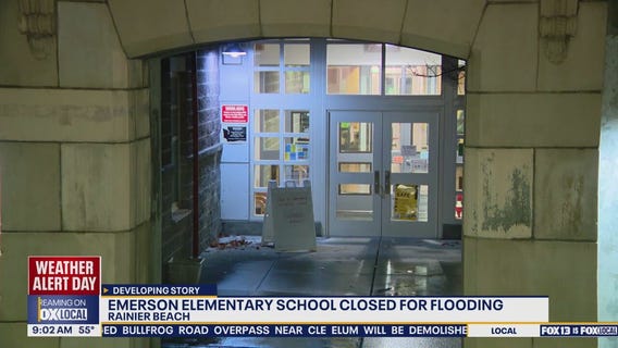 Seattle elementary school closed for flooding