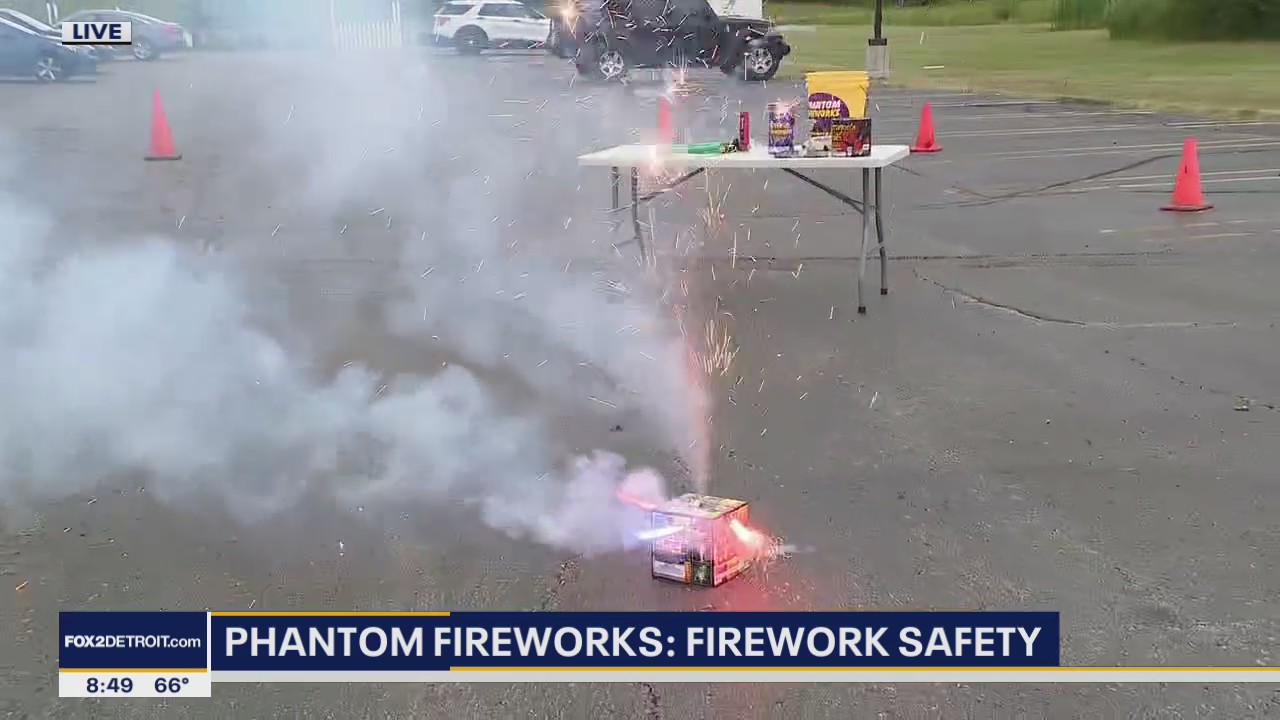 Phantom Fireworks joins FOX 2 News Weekend