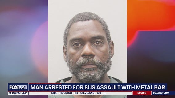 Man arrested for assaulting bus riders with metal pole in Fairfax County