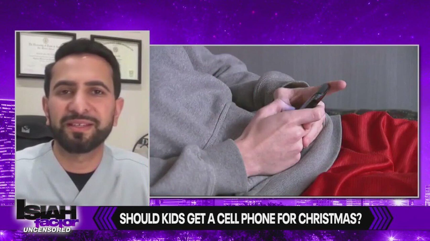 Is it a good idea to gift children a cellphone for Christmas?