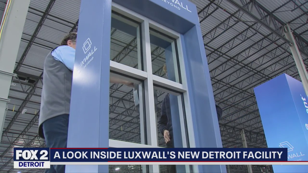 New LuxWall factory in Detroit's Delray area brings new green job opportunities