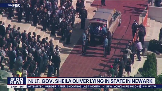 Late N.J. Lt. Gov. Sheila Oliver lies in state in Newark