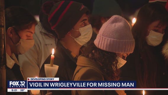 Vigil held for missing 23-year-old man last seen leaving Chicago bar