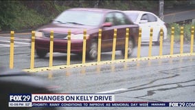 PennDOT installing physical barriers on Kelly Drive in effort to save lives