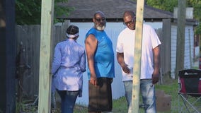 Wynter Smith's grandfather tending to 2-year-old's memorial