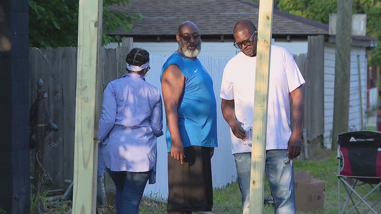 Wynter Smith's grandfather tending to 2-year-old's memorial