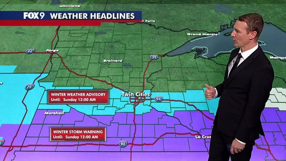 MN weather: What to expect during Saturday's snow