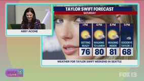 A look at the weather forecast for the Taylor Swift concerts in Seattle