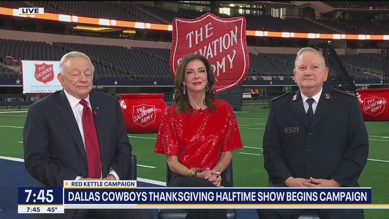 Dallas Cowboys Thanksgiving Halftime Show begins campaign
