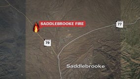Containment growing on Saddlebrooke Fire