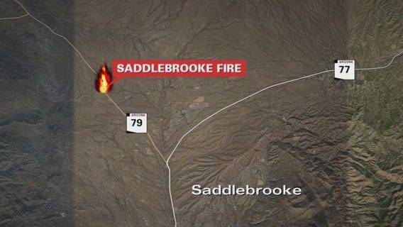 Containment growing on Saddlebrooke Fire