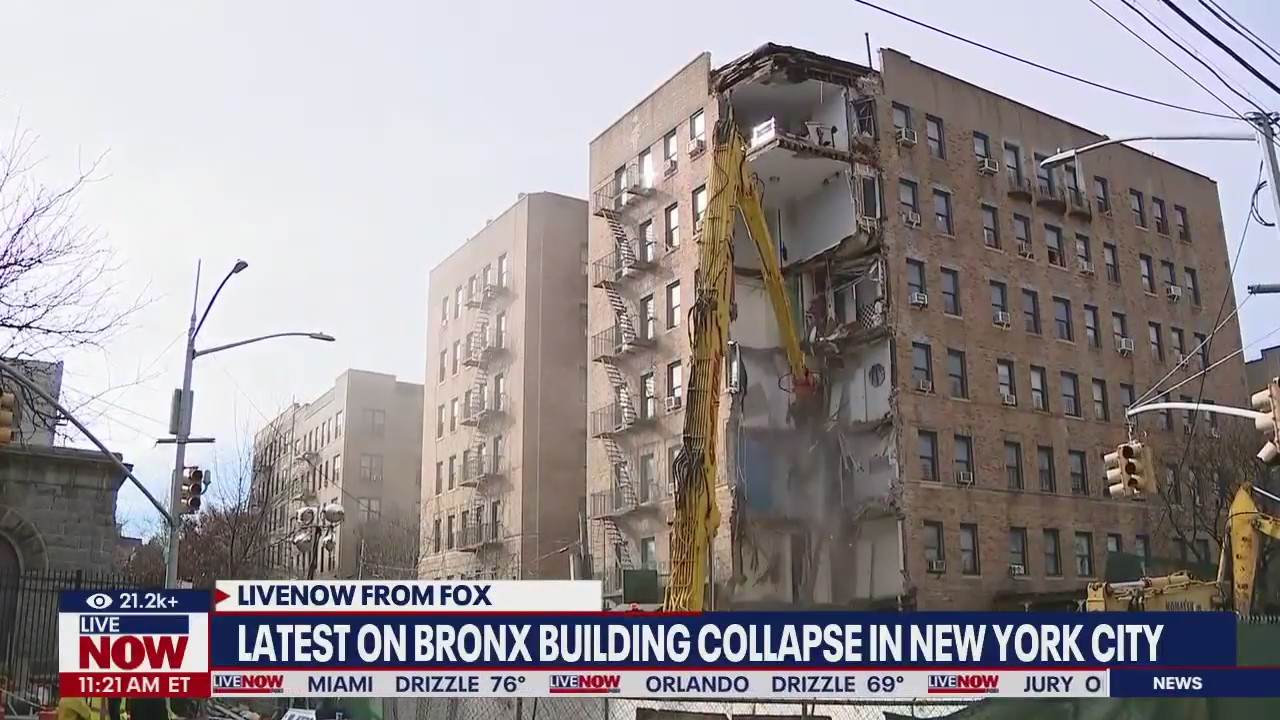 Bronx residents displaced after building collapse | LiveNOW from FOX