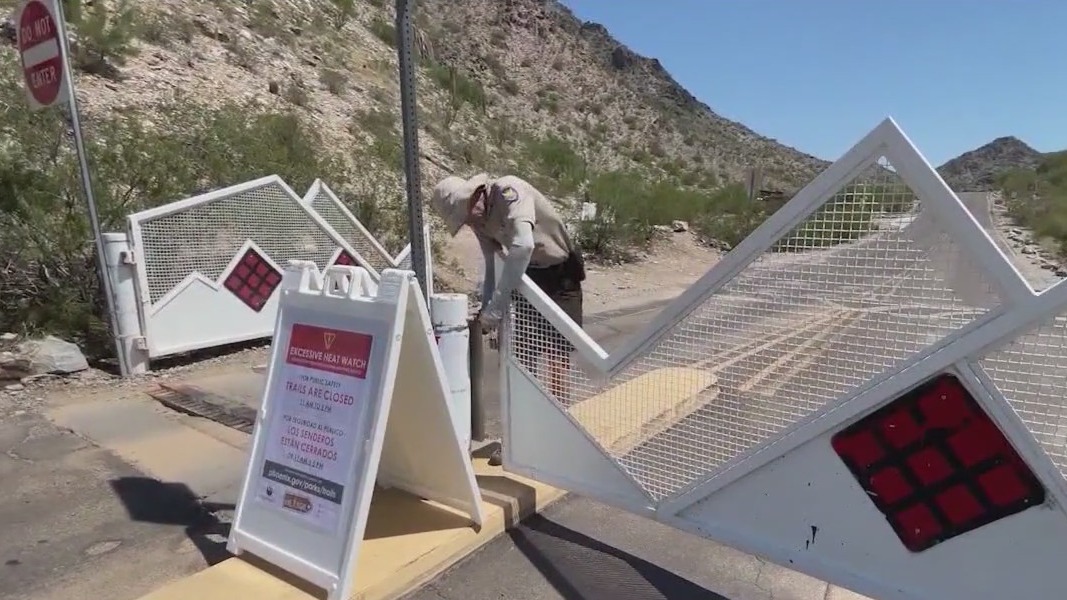 Hiking trails restricted this weekend amid extreme heat